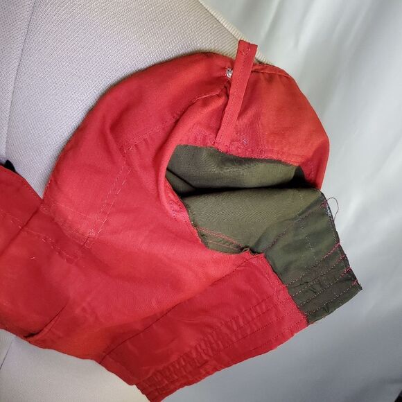 Handmade Women’s Saree & Choli Small Red Brown Silver Gold Embroidered Sequins - Picture 10 of 11